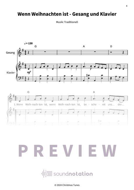 Wenn Weihnachten ist - Preview Page 1