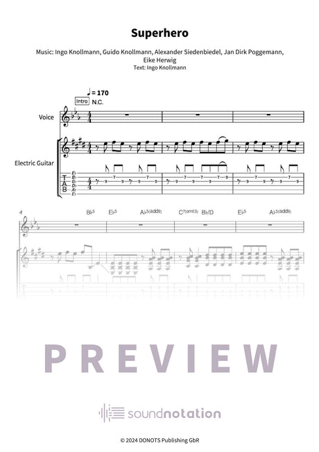 Superhero - Preview Page 1