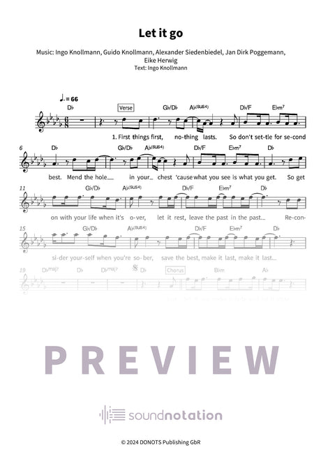 Let it go - Preview Page 1