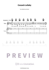 Cossack Lullaby - Preview Page 1