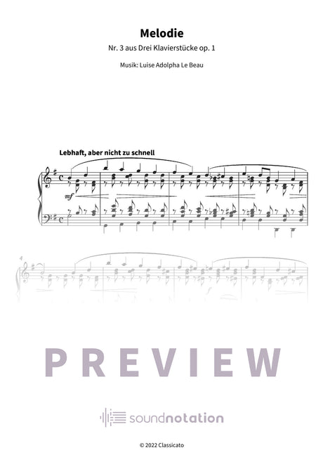 Melodie - Preview Page 1