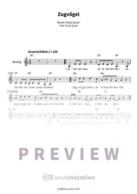 Zugvögel - Preview Page 1