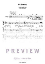 Wo bist Du? - Preview Page 1