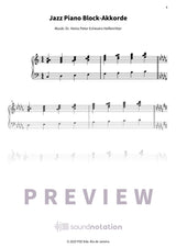 Jazz Piano Block-Akkorde - die inneren Harmonien im Jazz - Preview Page 1