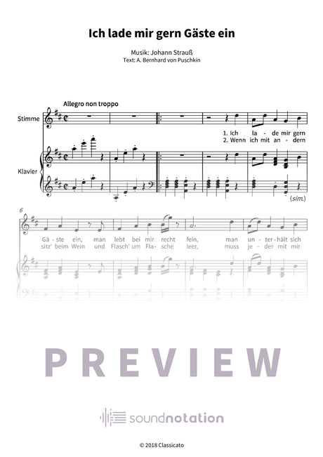 Ich lade mir gern Gäste ein - Preview Page 1