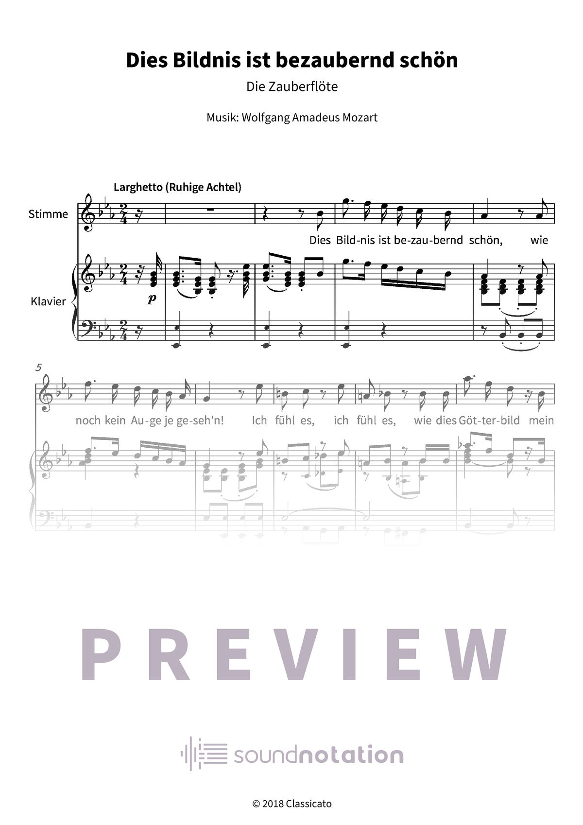 Dies Bildnis ist bezaubernd schön - Preview Page 1