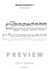 Moment musical Nr. 4 - Preview Page 1