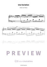 Une Variation - Preview Page 1