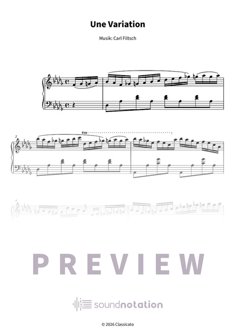 Une Variation - Preview Page 1