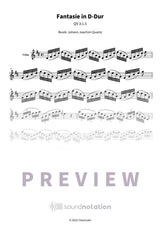 Fantasie in D-Dur - Preview Page 1