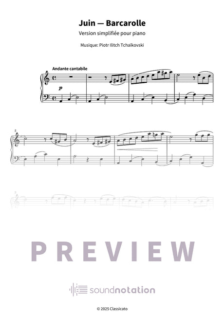 Juin — Barcarolle - Preview Page 1