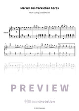 Marsch des Yorkschen Korps - Preview Page 1