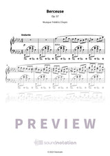 Berceuse - Preview Page 1