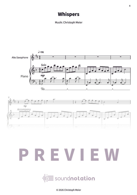 Zehn ruhige Melodien für Hochzeiten, Kirche und andere Anlässe - Preview Page 1