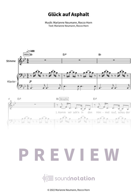 Glück auf Asphalt - Preview Page 1