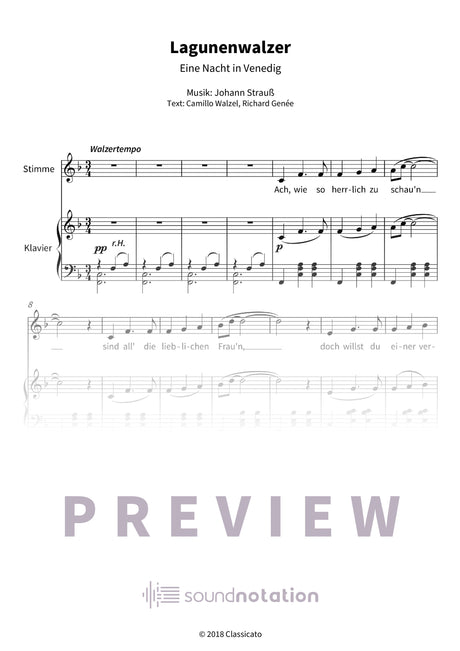 Lagunenwalzer - Preview Page 1