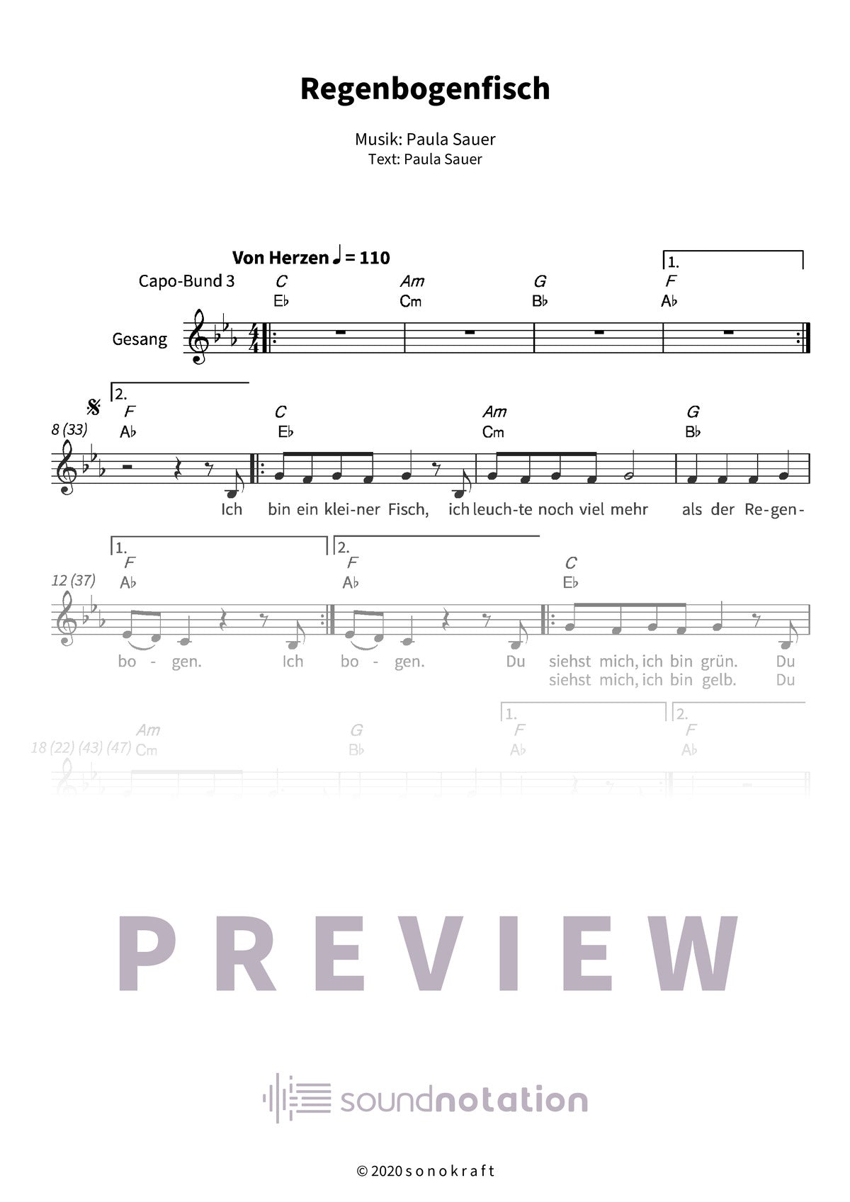 Regenbogenfisch - Preview Page 1