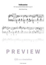 Volksweise - Preview Page 1