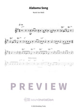 Alabama Song - Preview Page 1