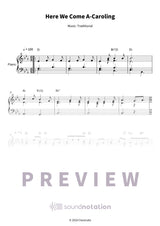 Here We Come A-Caroling - Preview Page 1