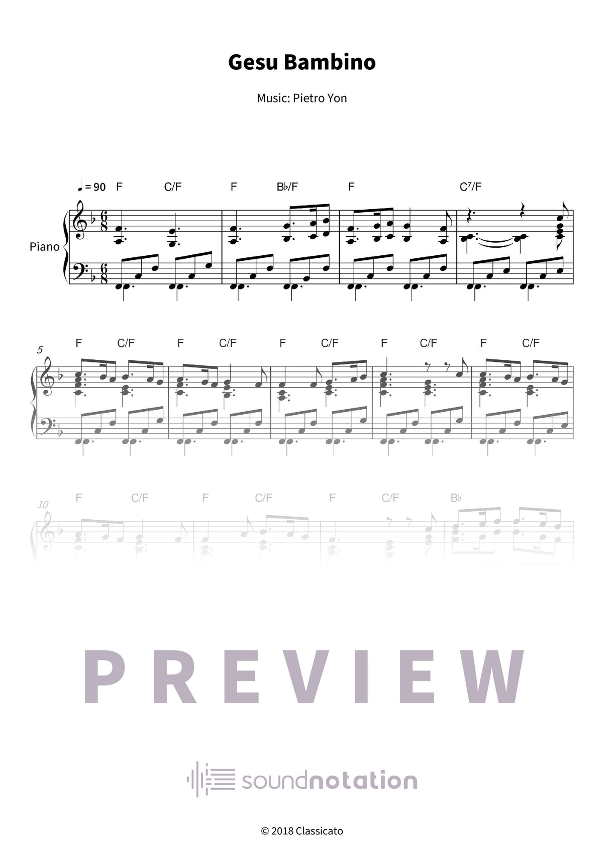 Gesu Bambino - Preview Page 1