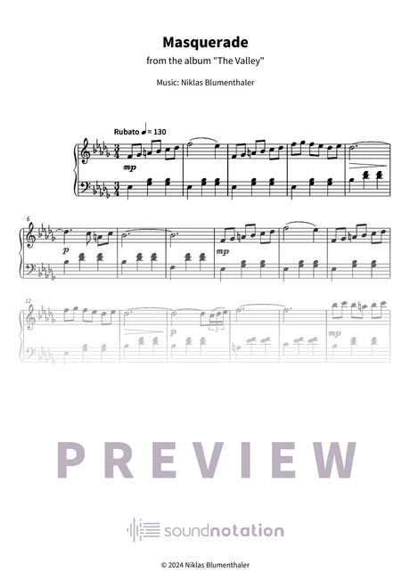 Masquerade - Preview Page 1