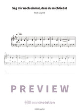 Sag mir noch einmal, dass du mich liebst - Preview Page 1