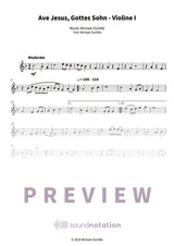 Ave Jesus, Gottes Sohn - Preview Page 1