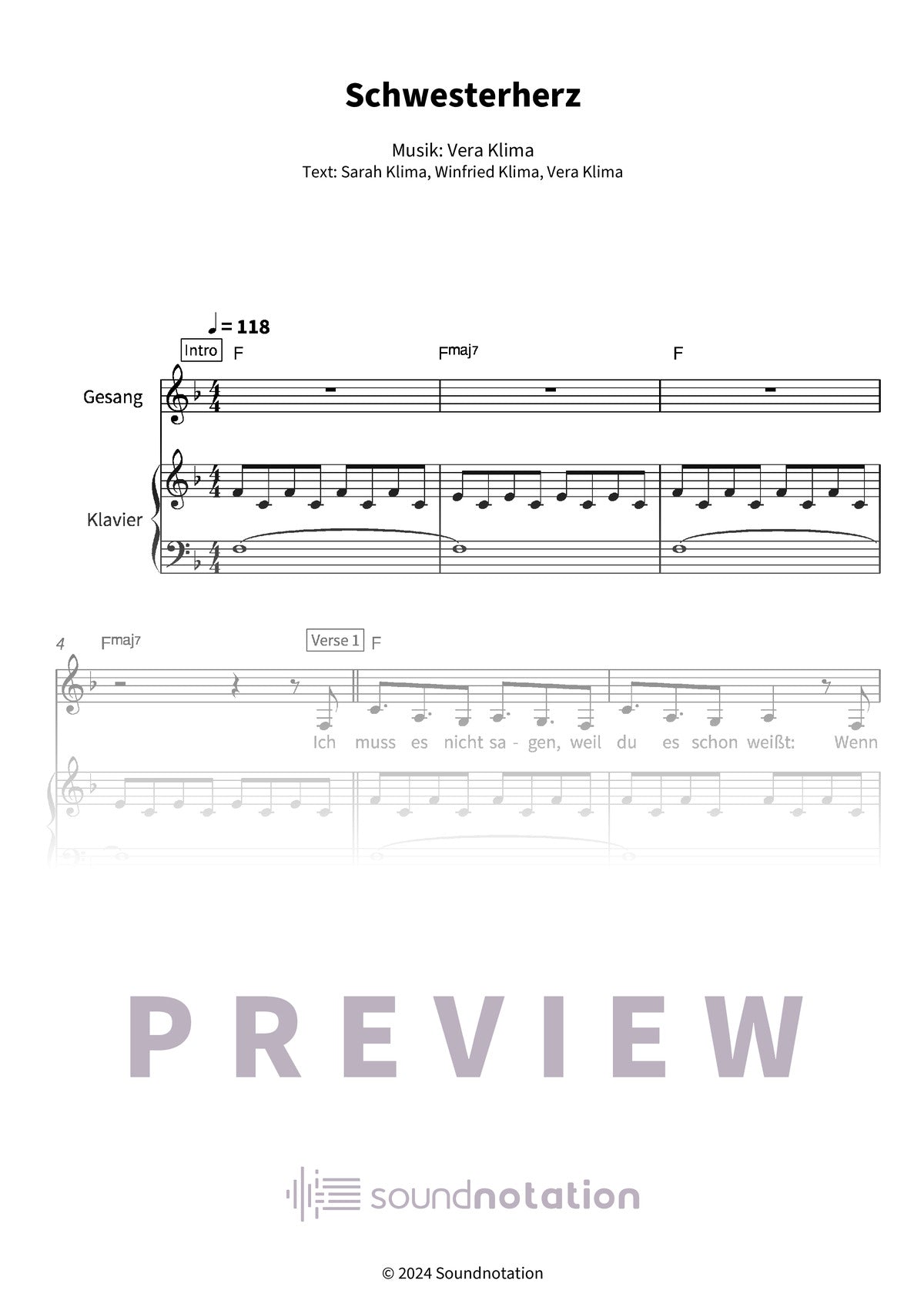 Schwesterherz - Preview Page 1