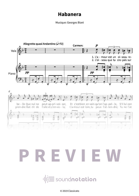 Habanera - Preview Page 1
