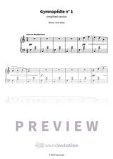 Gymnopédie No. 1 - Preview Page 1