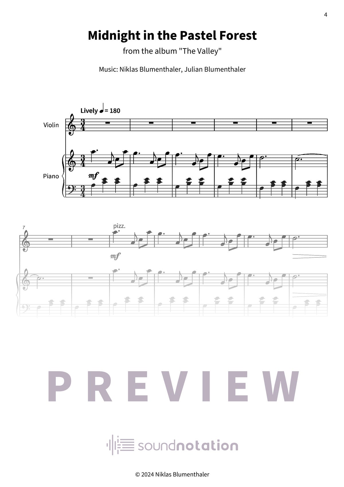 Midnight in the Pastel Forest - Preview Page 1