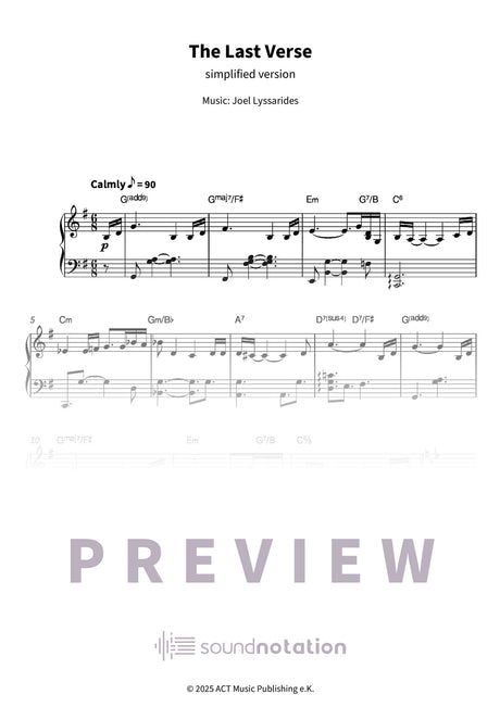 The Last Verse - Preview Page 1