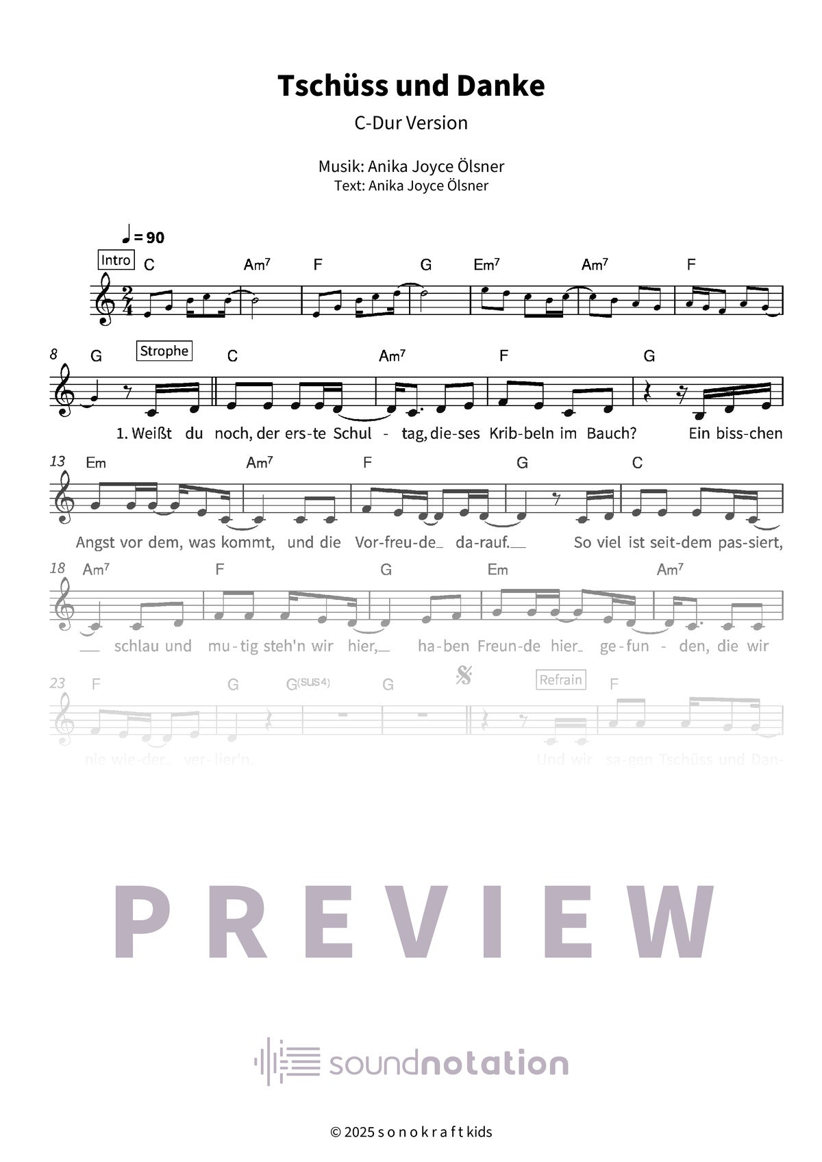 Tschüss und Danke - Preview Page 1