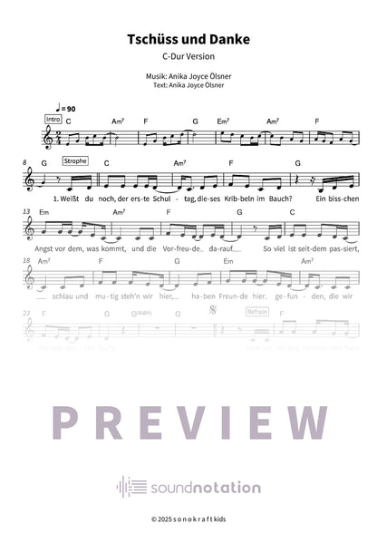 Tschüss und Danke - Preview Page 1