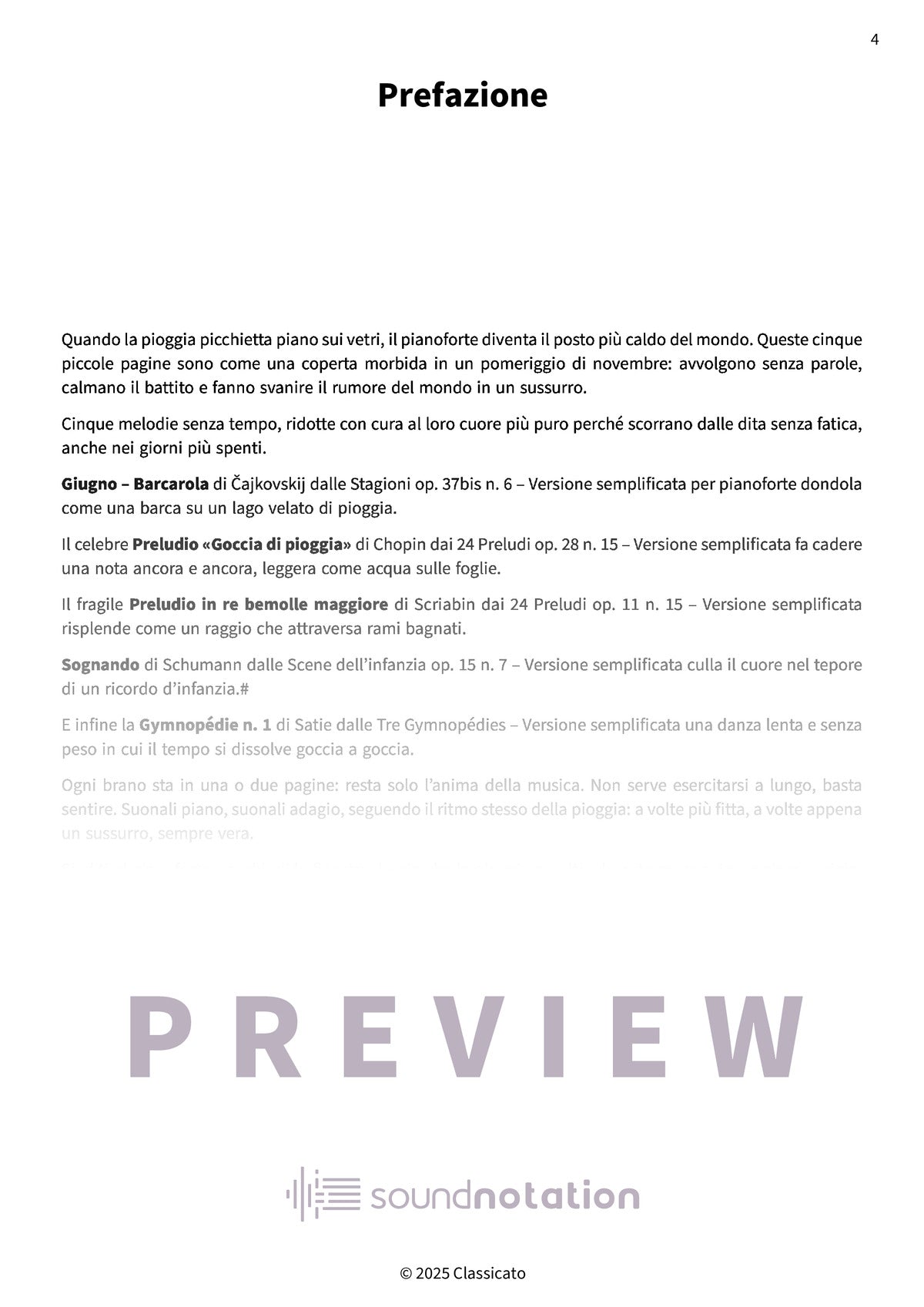Gocce di pioggia sul pianoforte - Preview Page 1
