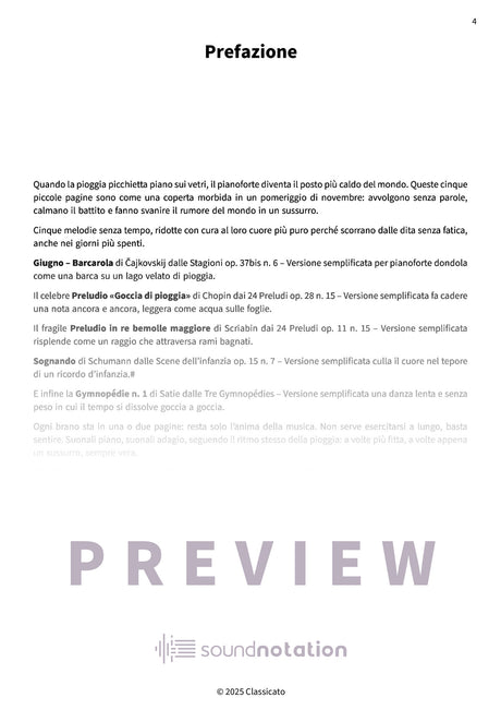 Gocce di pioggia sul pianoforte - Preview Page 1