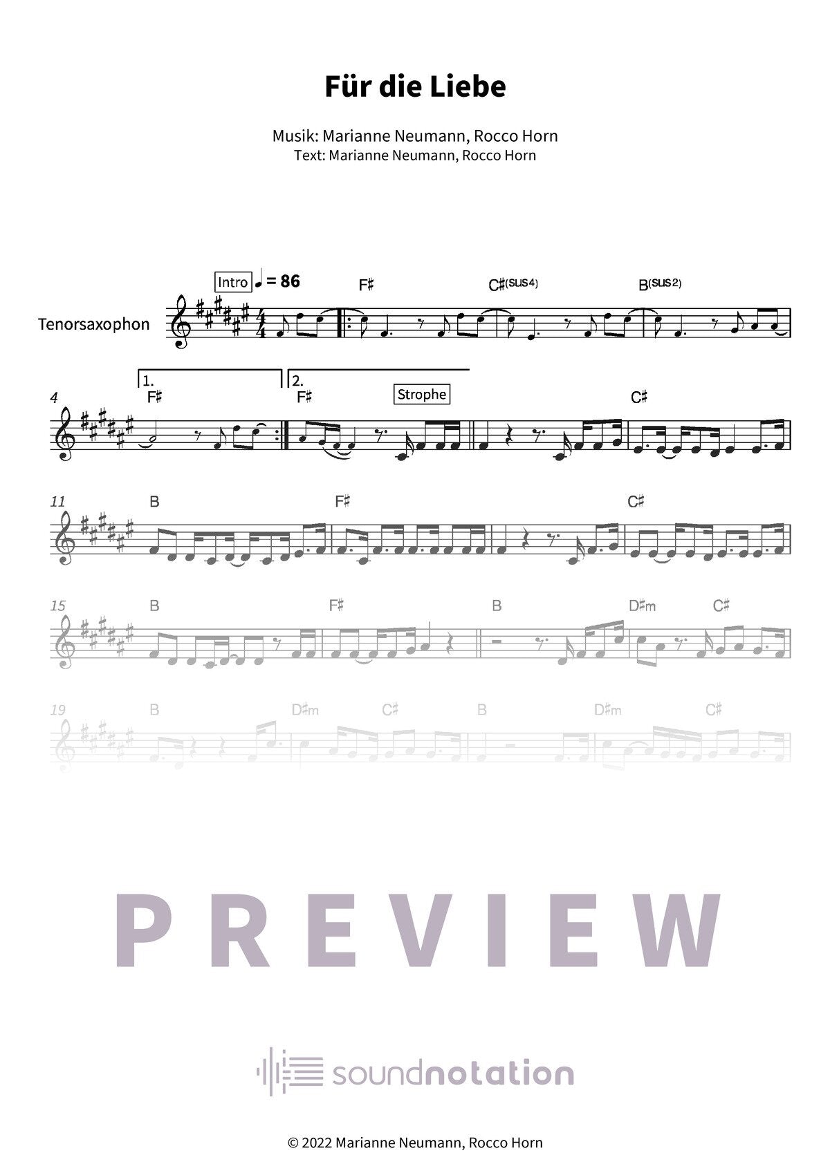 Für die Liebe - Preview Page 1