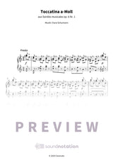 Toccatina a-Moll - Preview Page 1