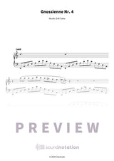 Gnossienne Nr. 4 - Preview Page 1