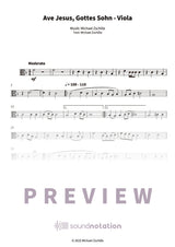Ave Jesus, Gottes Sohn - Preview Page 1