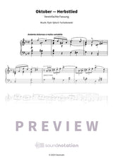 Oktober — Herbstlied - Preview Page 1