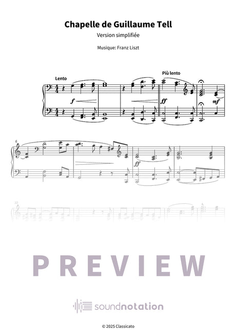Chapelle de Guillaume Tell - Preview Page 1