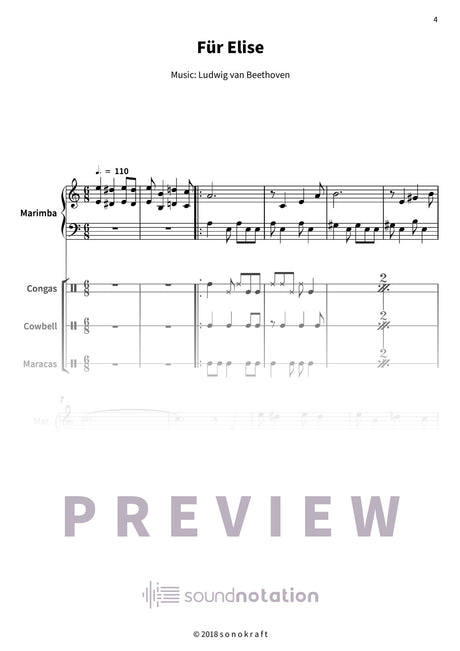 Für Elise - Preview Page 1