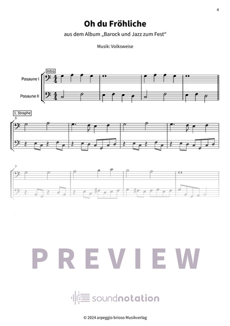 Oh du Fröhliche - Preview Page 1