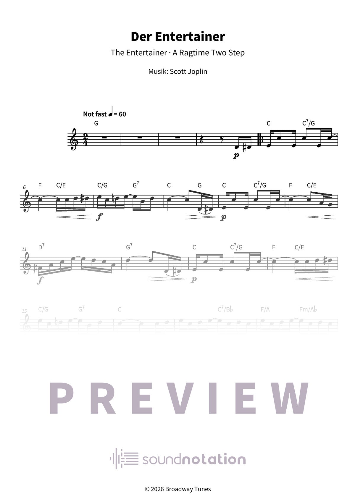 Der Entertainer - Preview Page 1