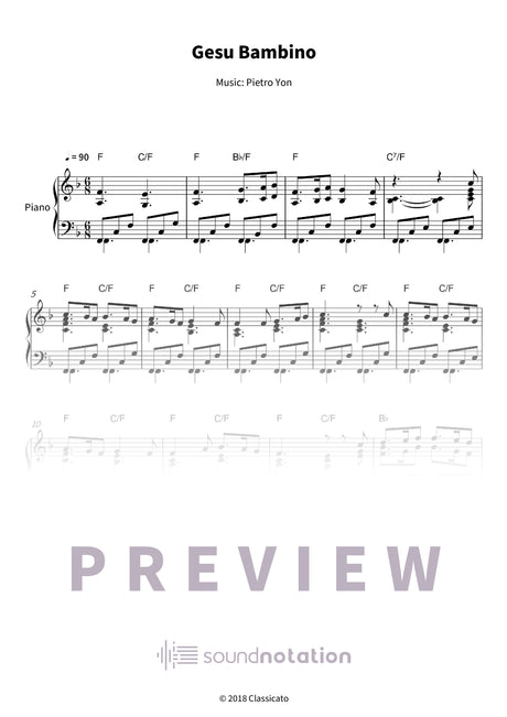 Gesu Bambino - Preview Page 1