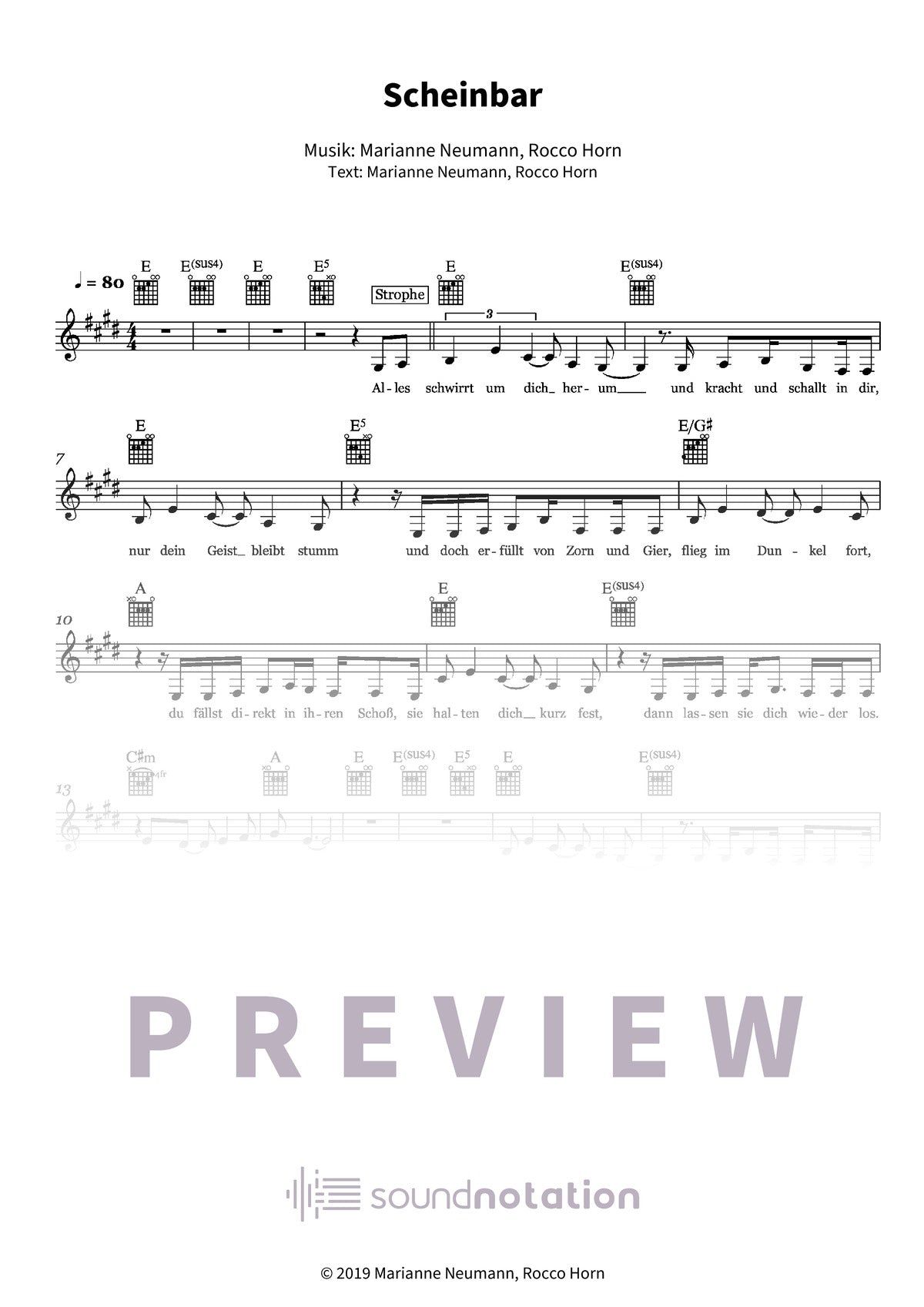 Scheinbar - Preview Page 1