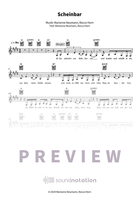 Scheinbar - Preview Page 1