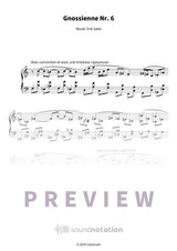Gnossienne Nr. 6 - Preview Page 1